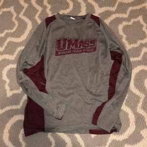 UMass Amherst running long sleeve shirt